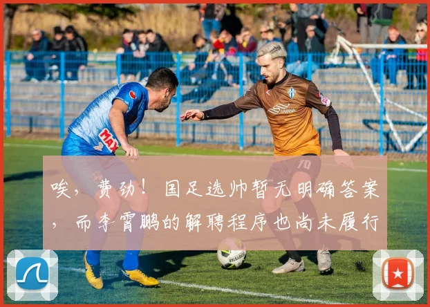 唉，费劲！国足选帅暂无明确答案，而李霄鹏的解聘程序也尚未履行